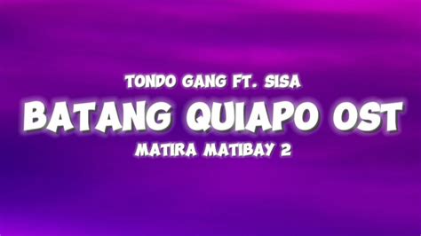 FPJ's Batang Quiapo OST II 2024 [Matira Matibay 2] Tondo .